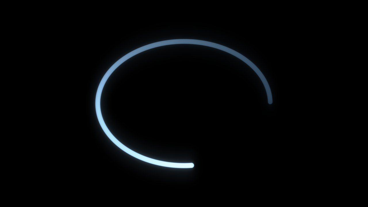 NADIR window with a trail of pentagons and the laser monitor