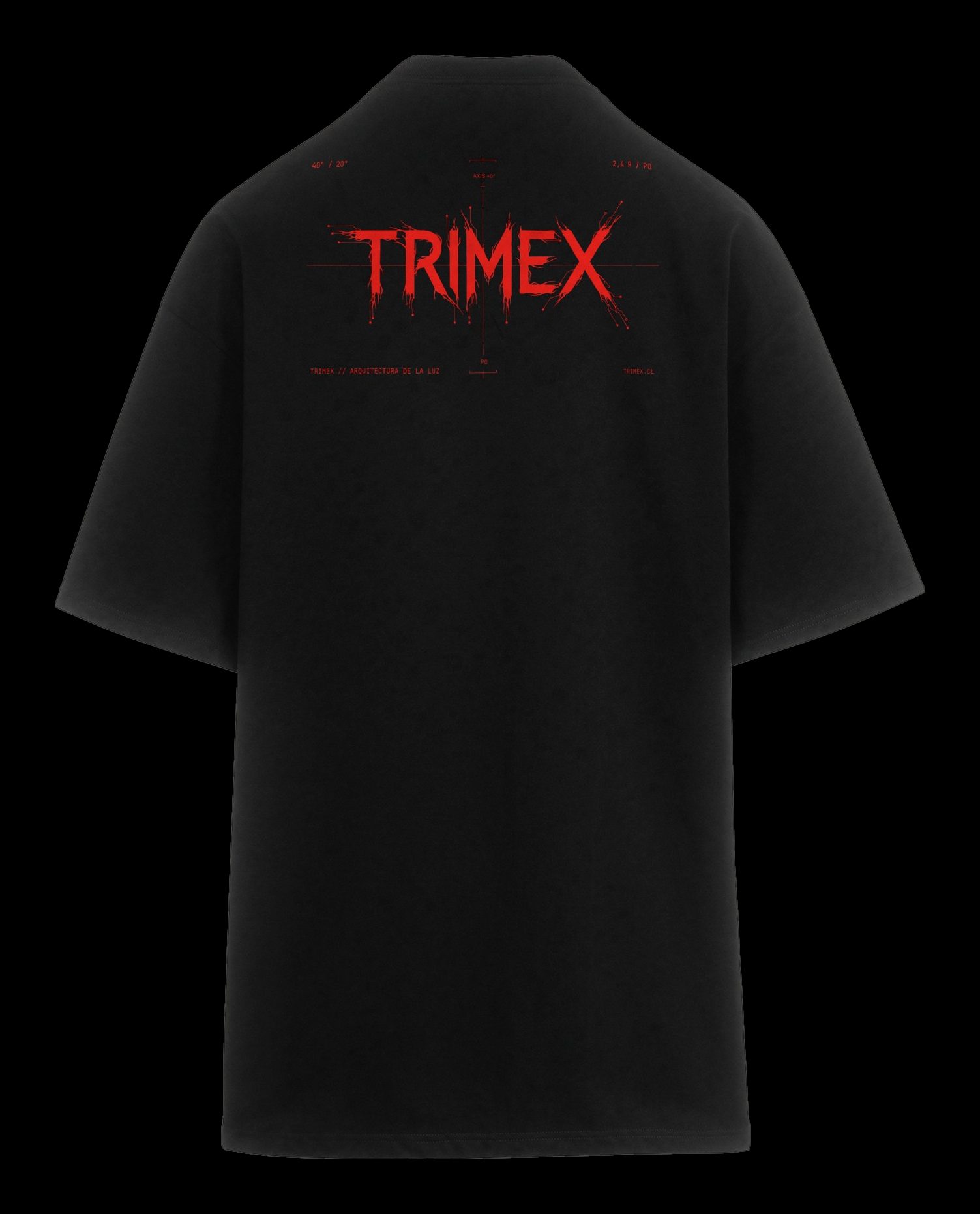 Polera oversize Cyber, espalda