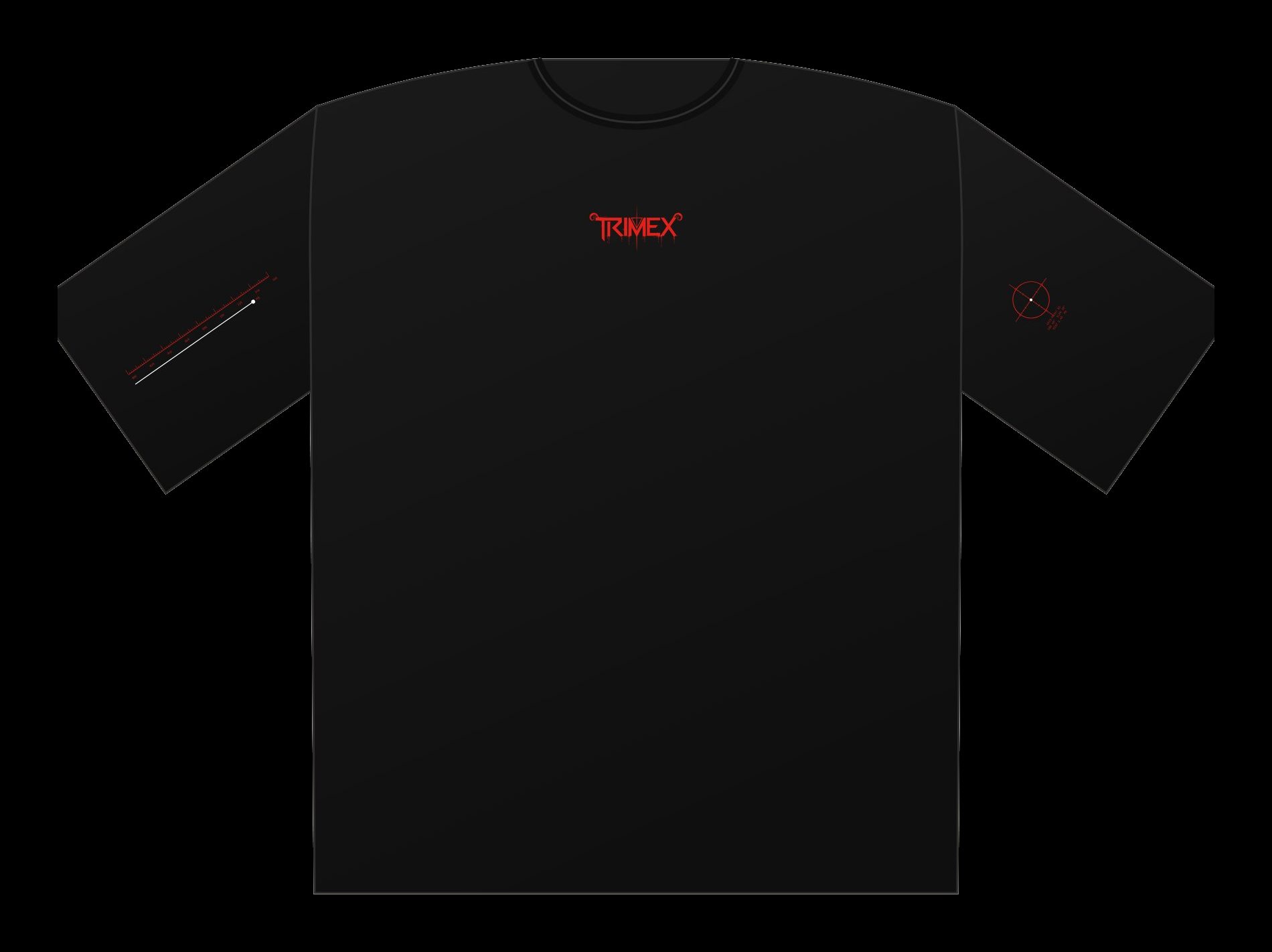 Plano de Polera oversize Void, frente