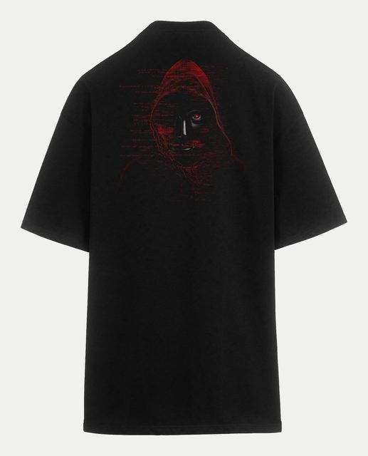 Polera oversize Máscara Negra