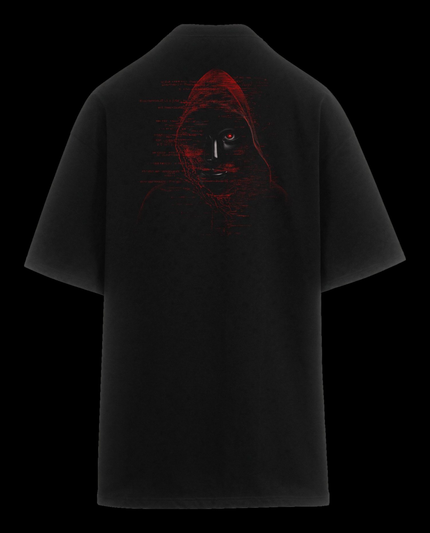 Polera oversize Máscara Negra, espalda