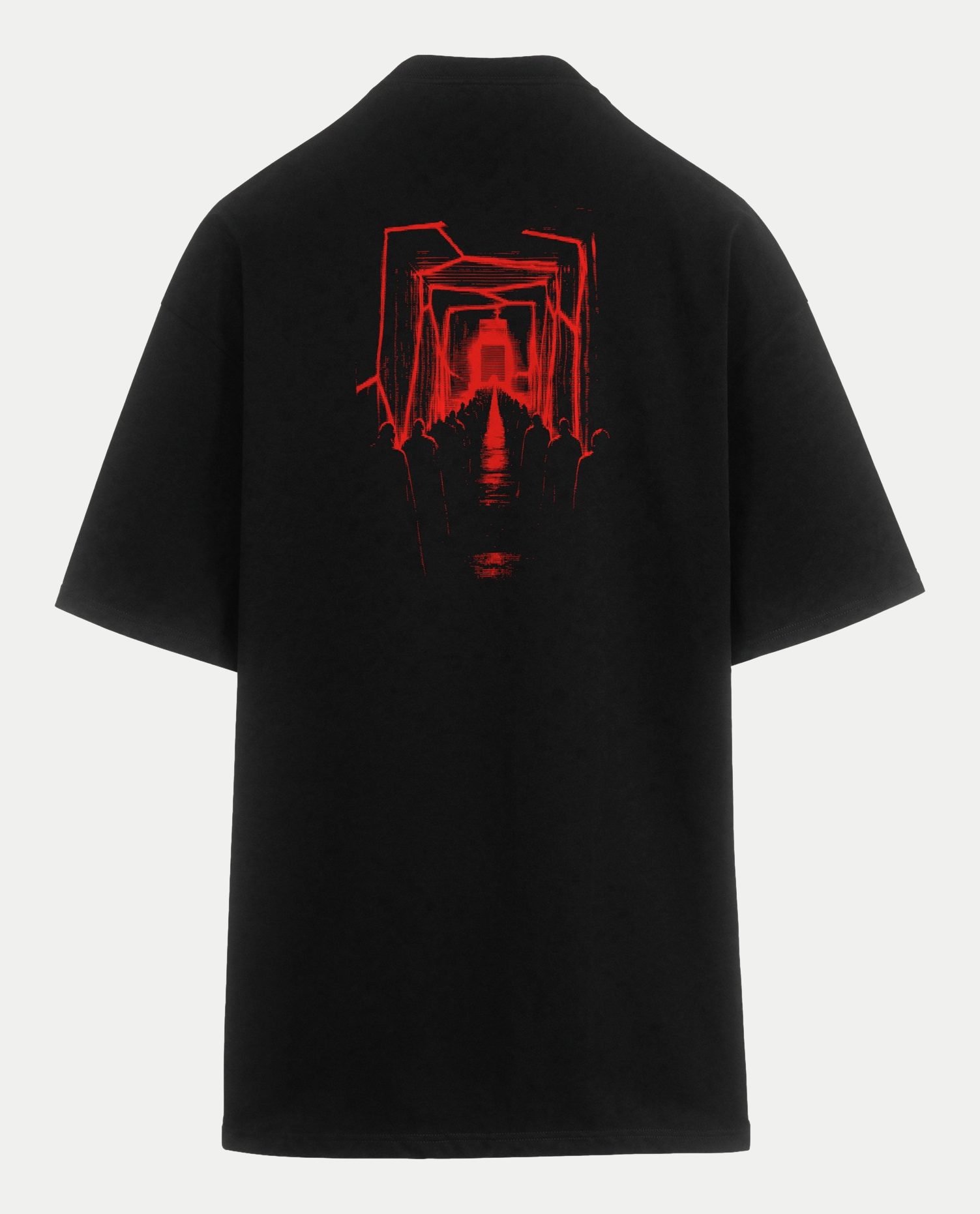 Polera oversize Portal I, espalda