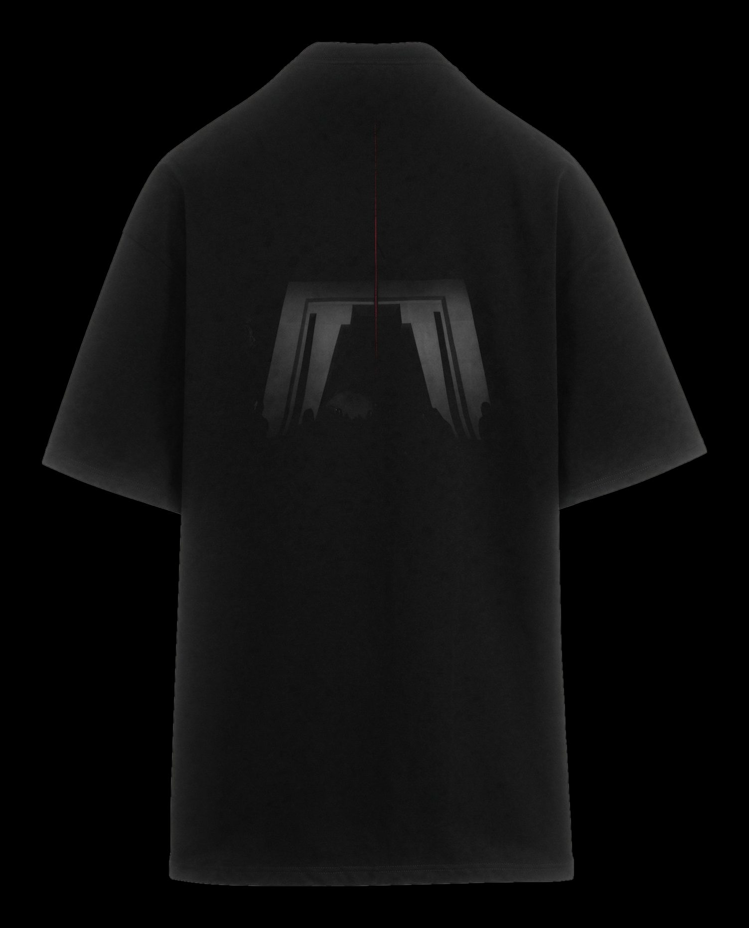 Polera oversize Procesión I, espalda