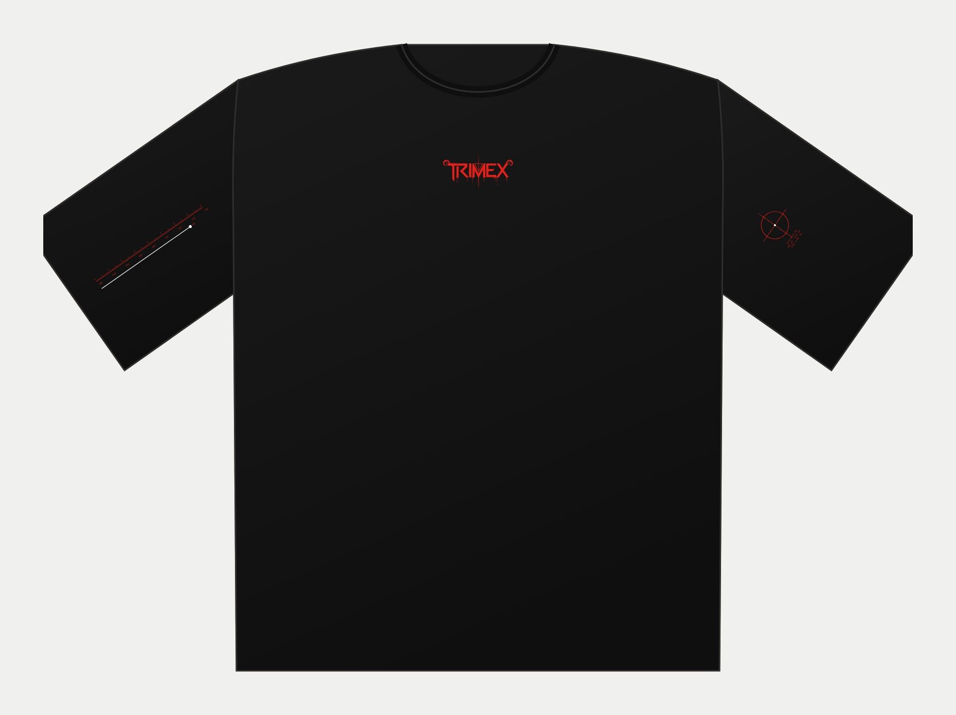 Plano de Polera oversize Procesión III, frente