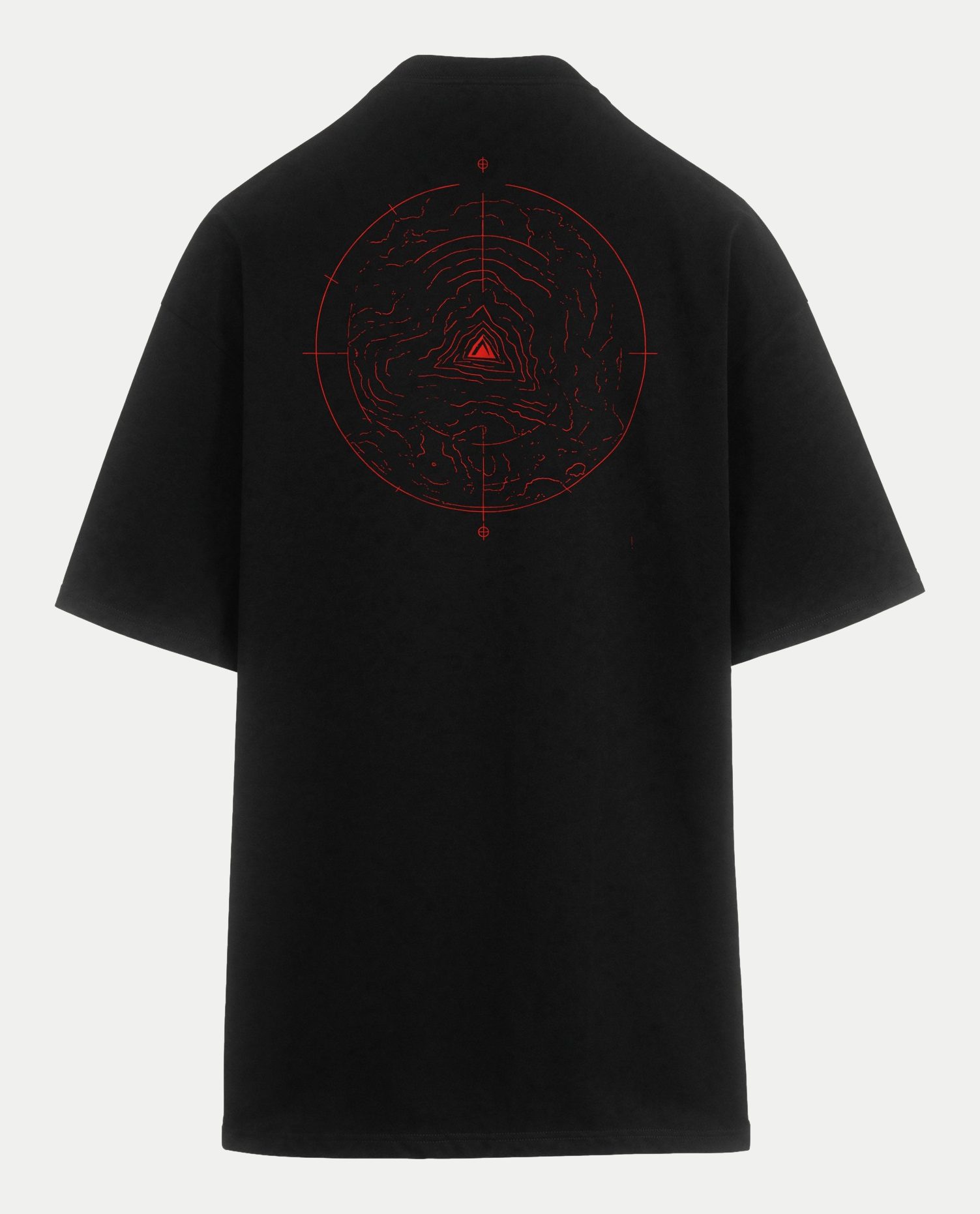 Polera oversize Testcard, espalda