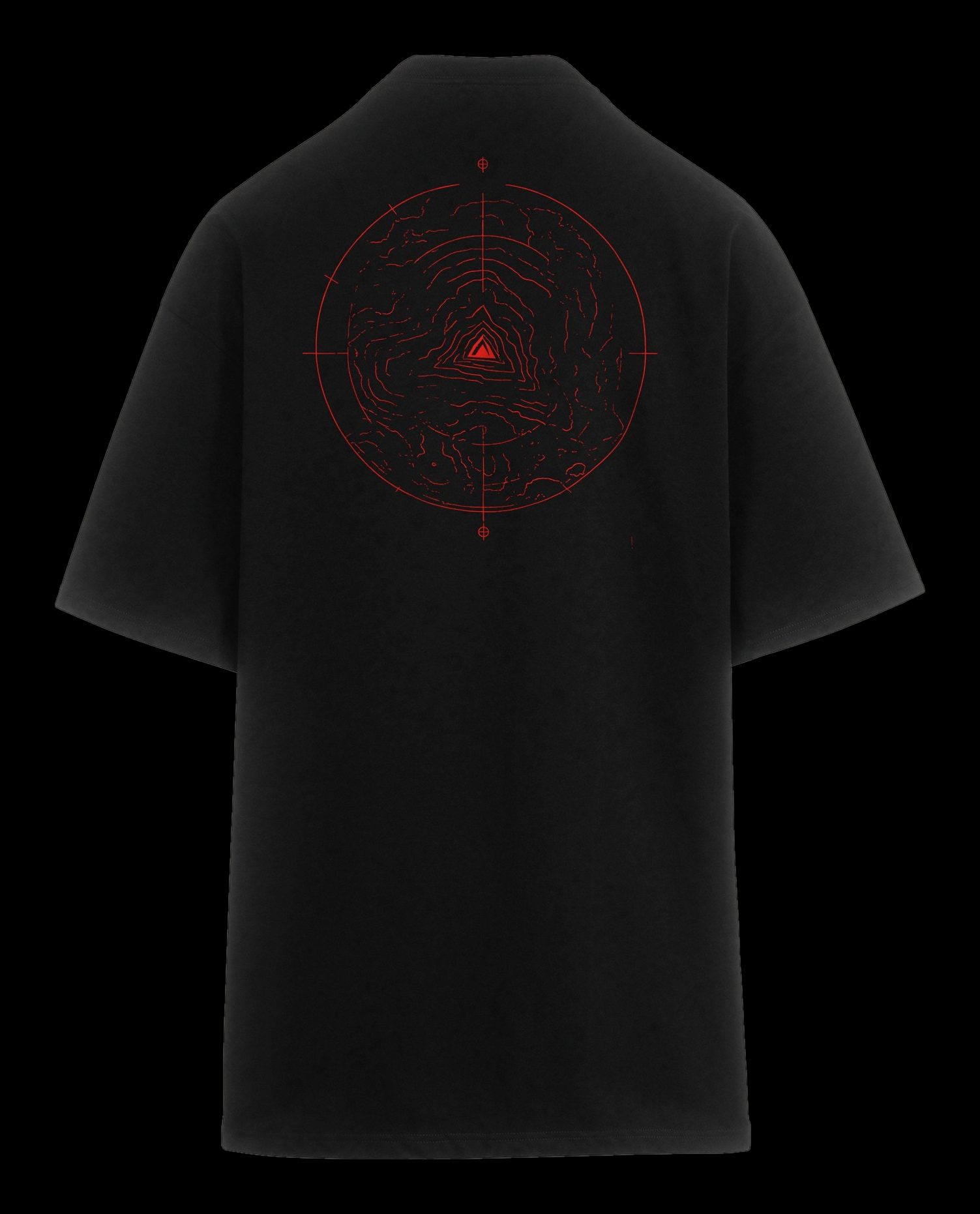 Polera oversize Testcard, espalda