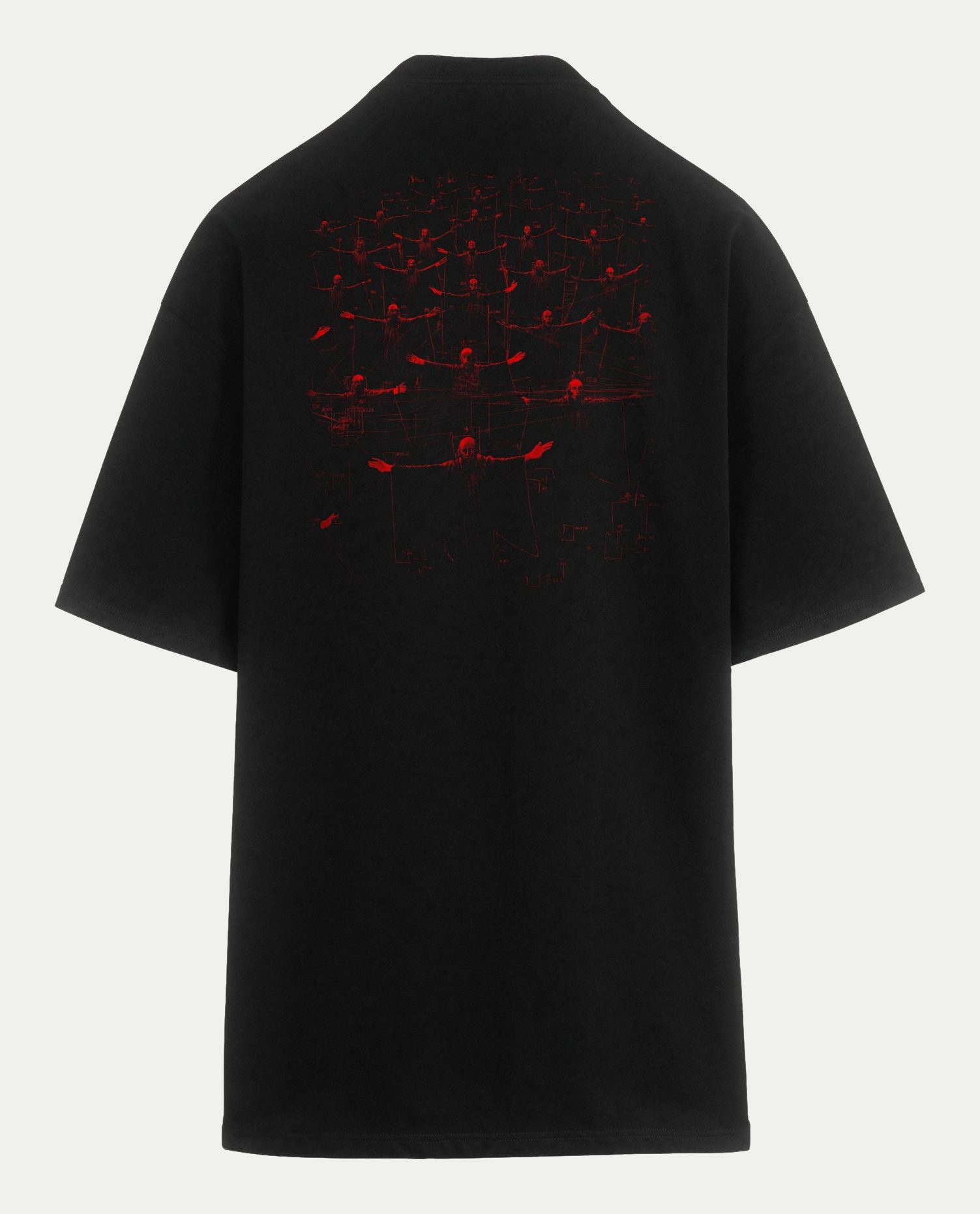 Polera oversize Tracking, espalda