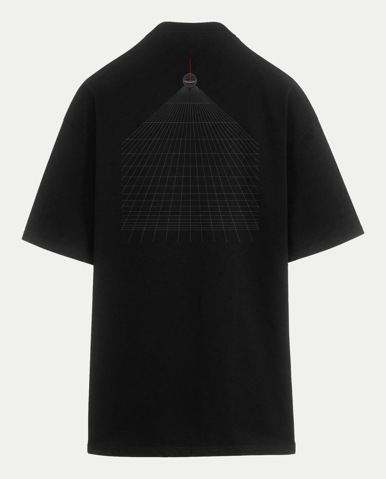 Polera oversize Fuga Alta, espalda
