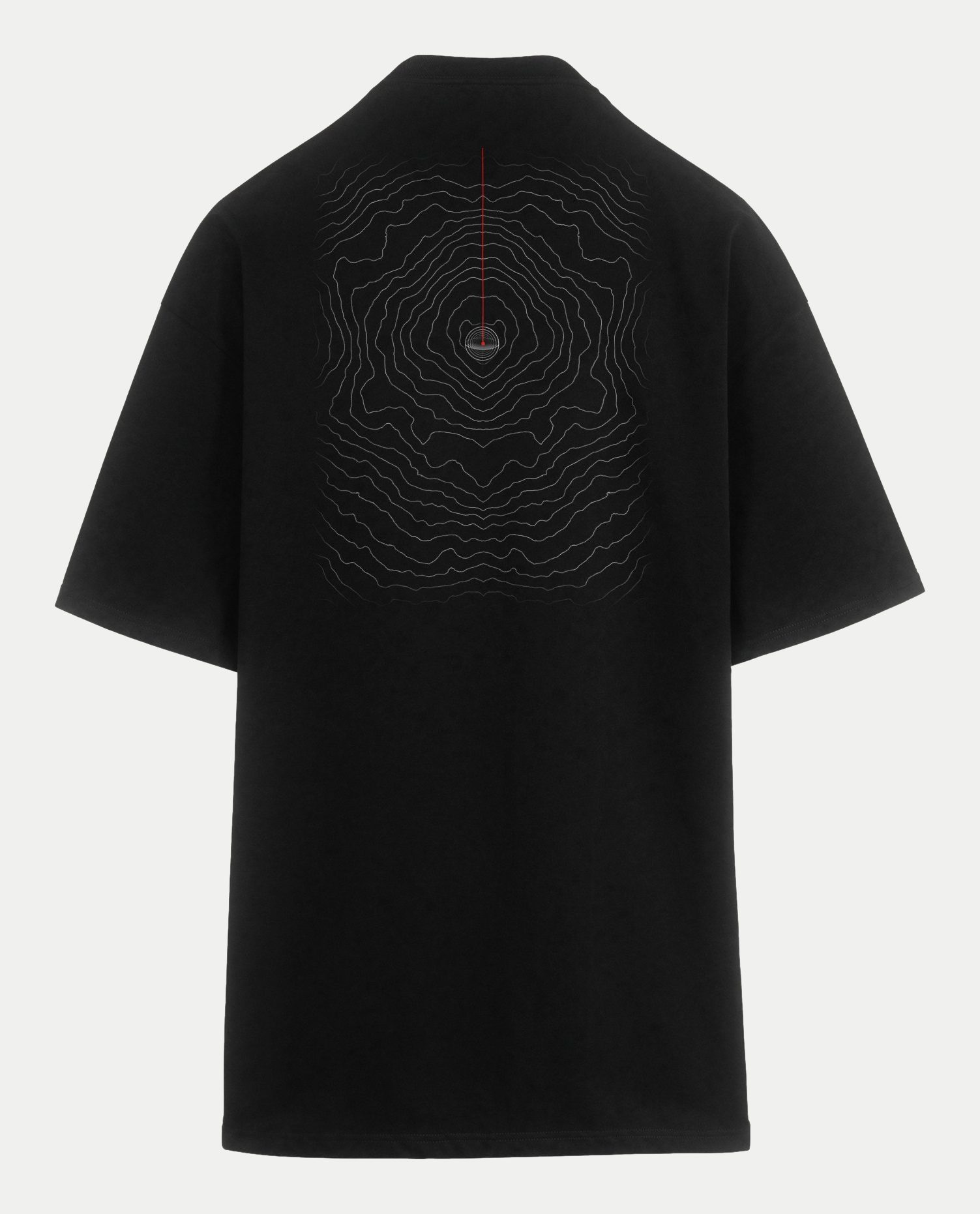 Polera oversize Isolíneas, espalda