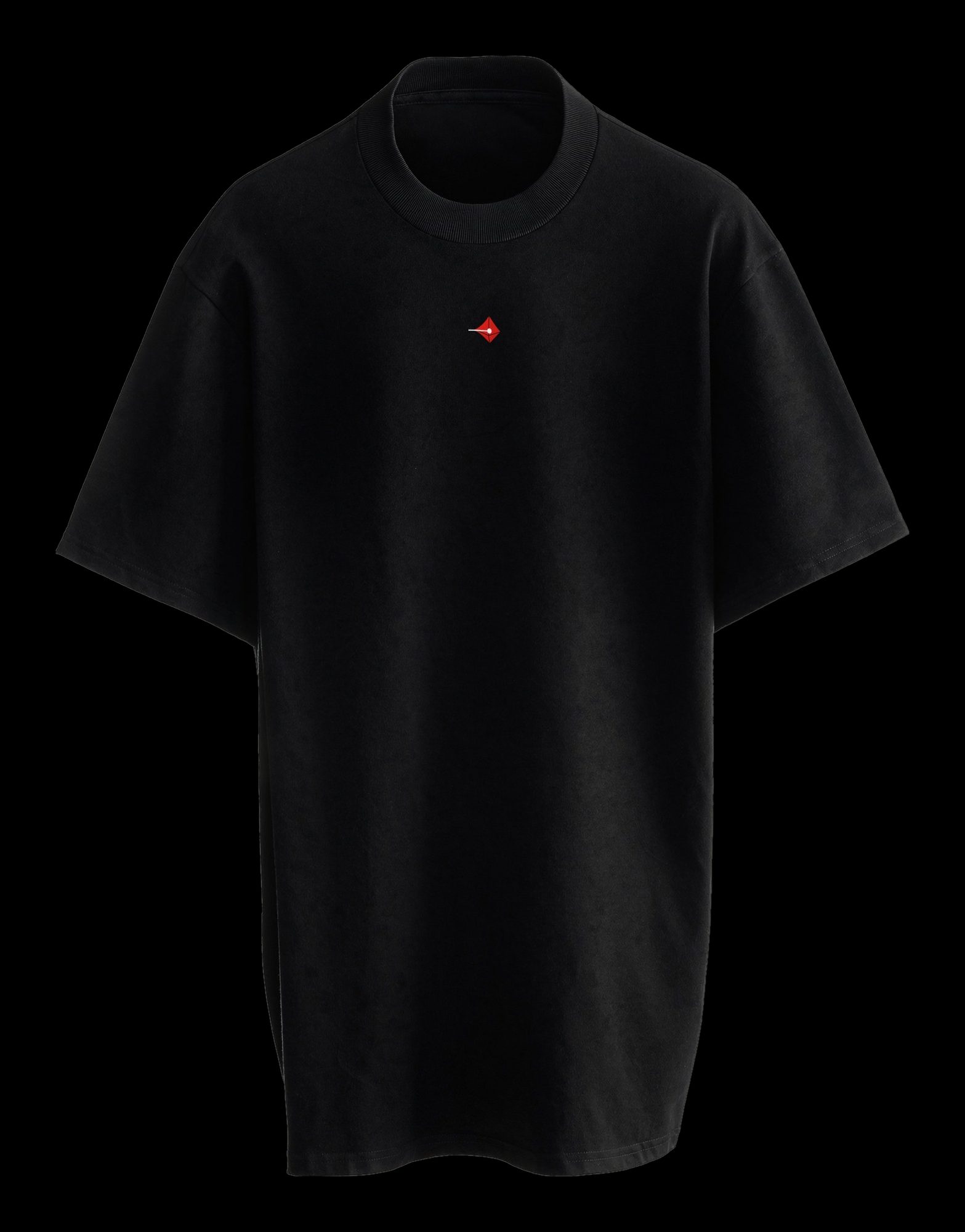 Polera oversize Void Terreno, frente