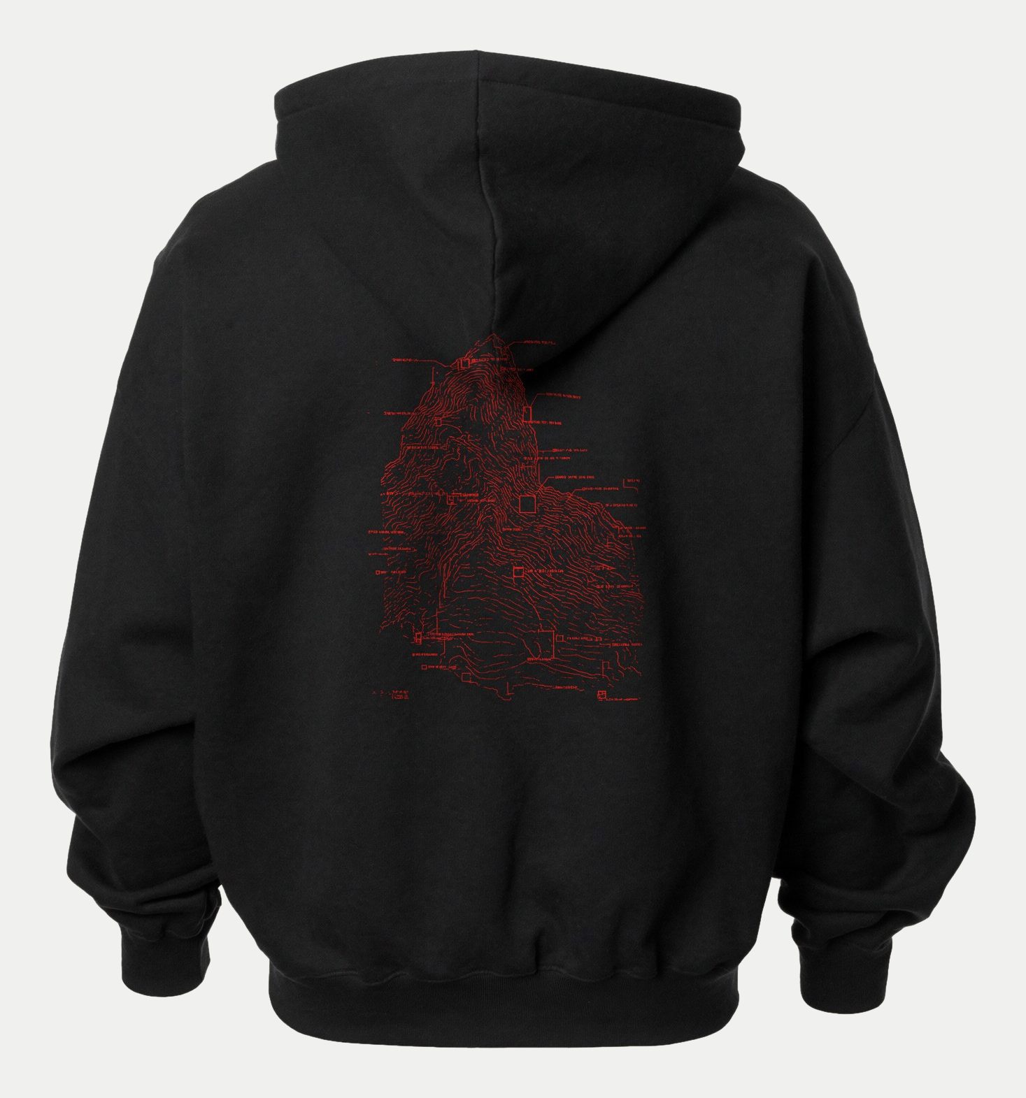 Polerón Relieve I, espalda