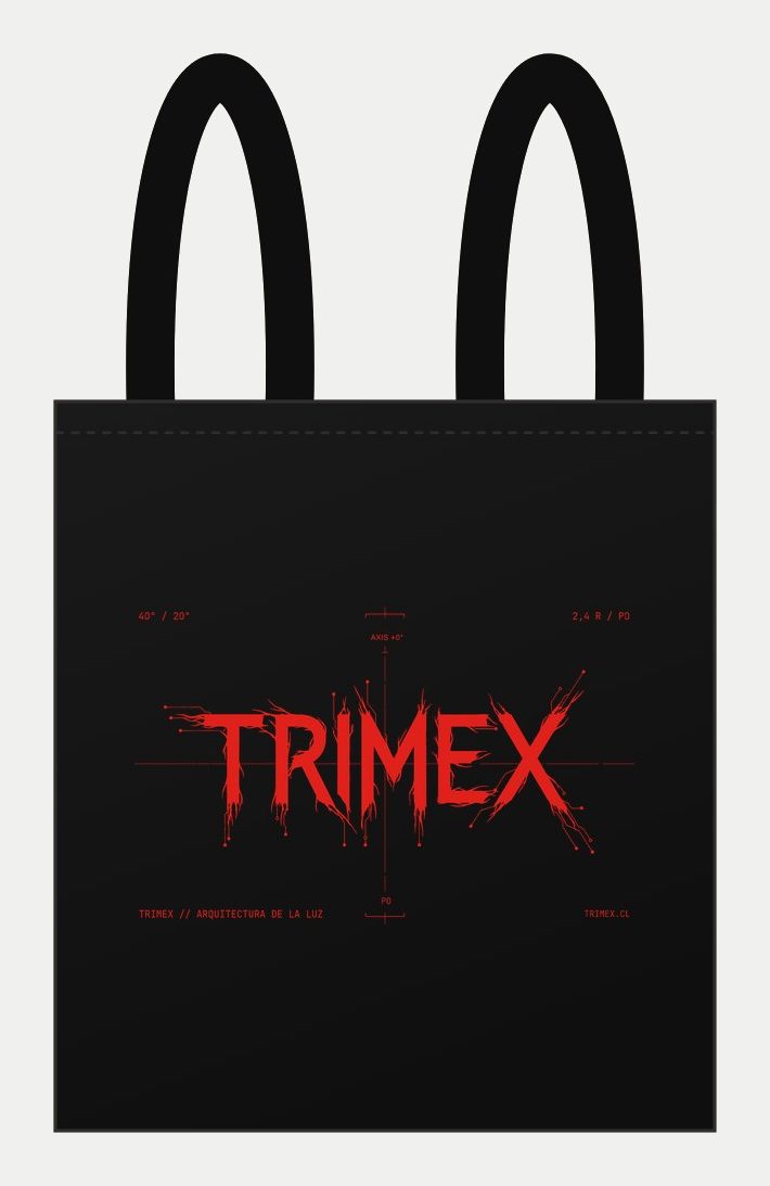 Plano de Tote bag Cyber, cara estampada