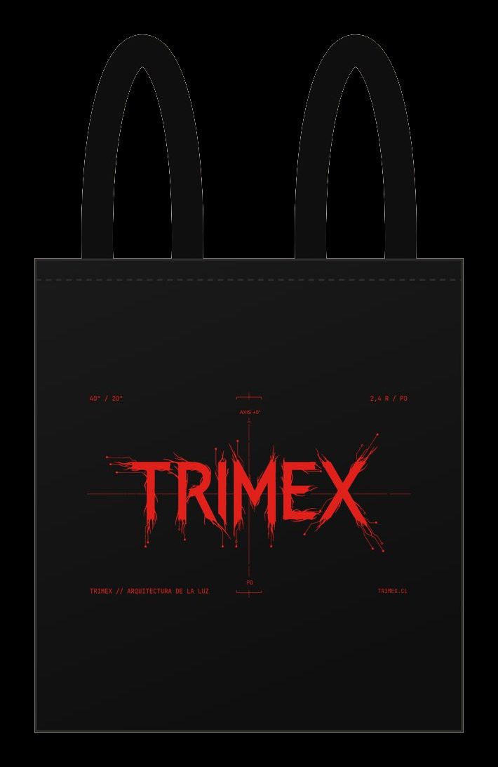 Plano de Tote bag Cyber, cara estampada
