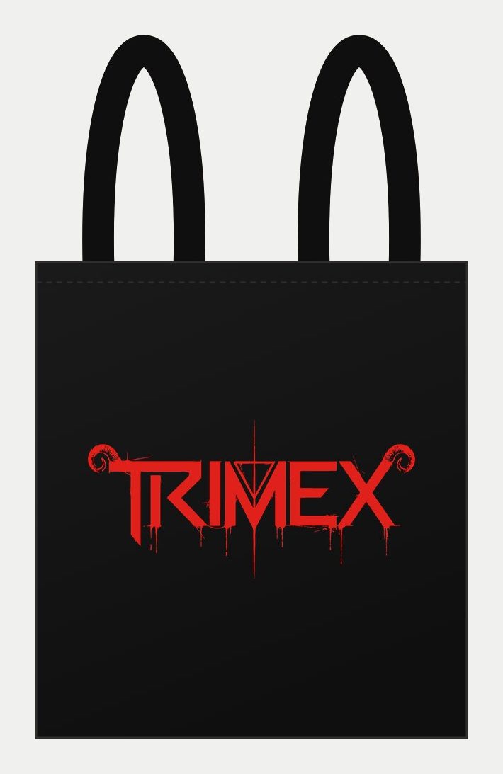 Plano de Tote bag Death II, cara estampada
