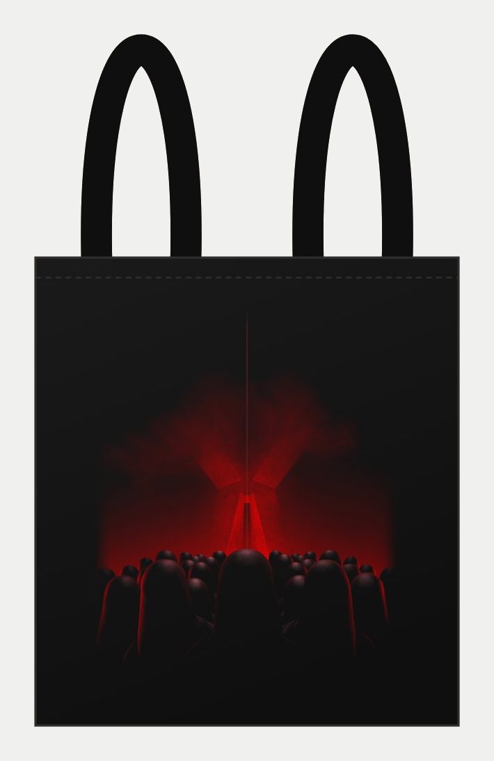 Plano de Tote bag Procesión II, cara estampada