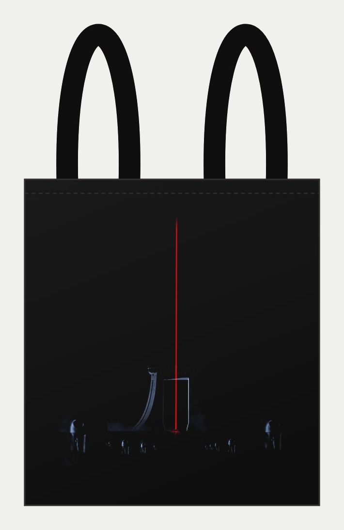 Plano de Tote bag Procesión III, cara estampada