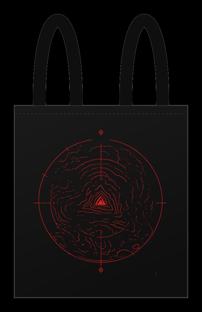 Plano de Tote bag Testcard, cara estampada