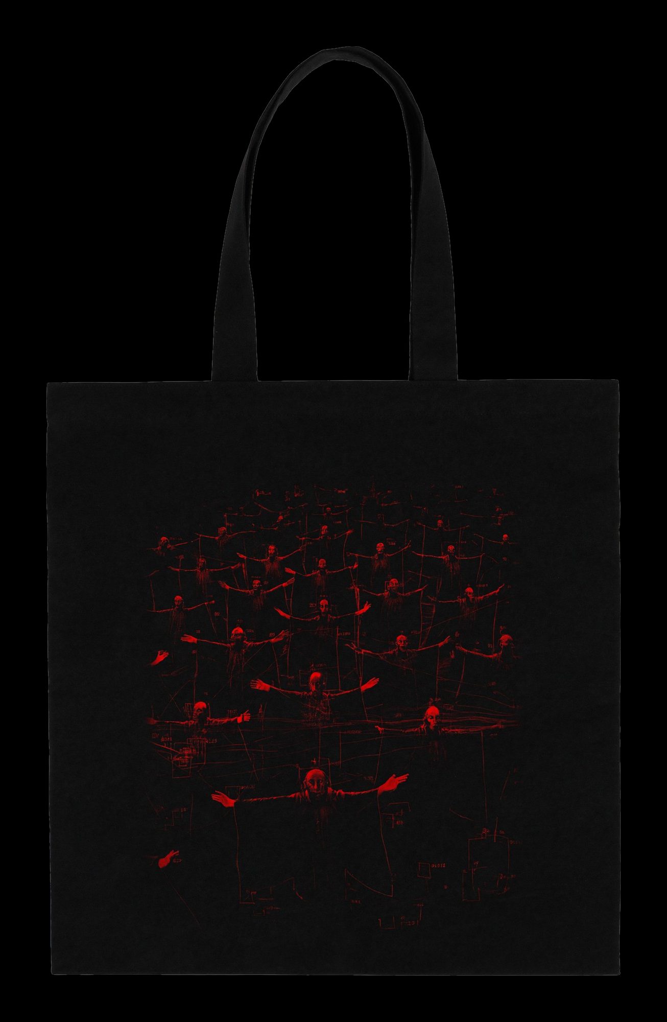 Tote bag Tracking, cara estampada